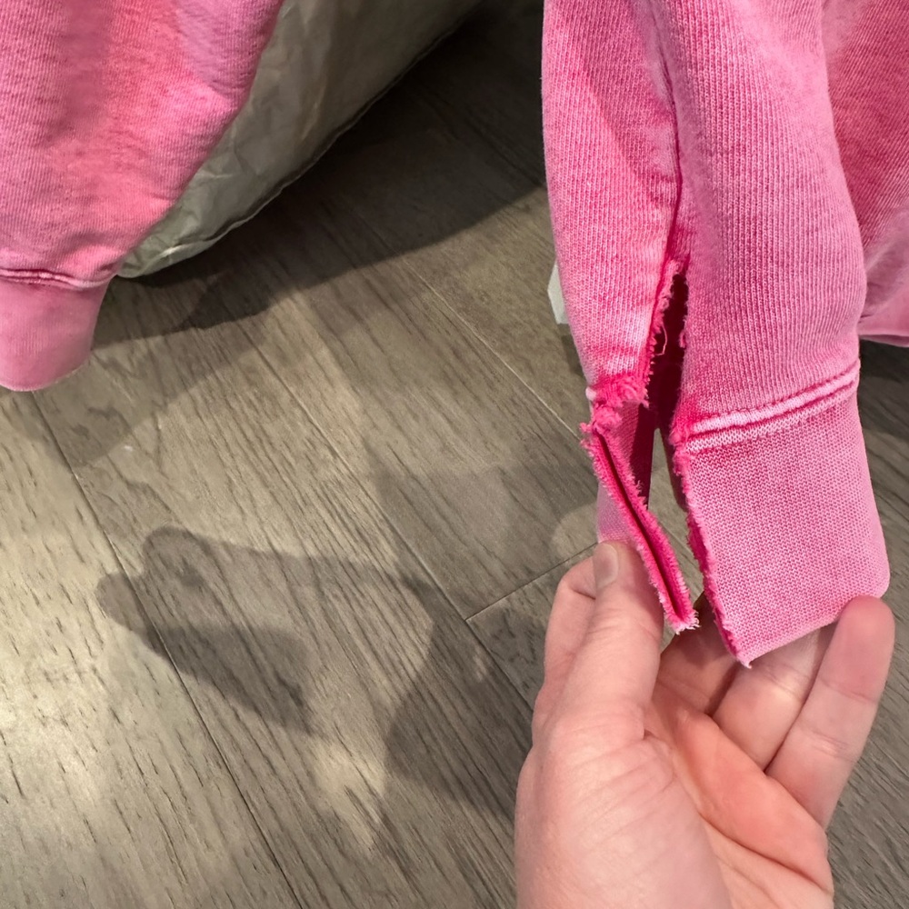 Rare Free People x One Teaspoon Pink Acid Speed Hoodie - Picture 5 of 8